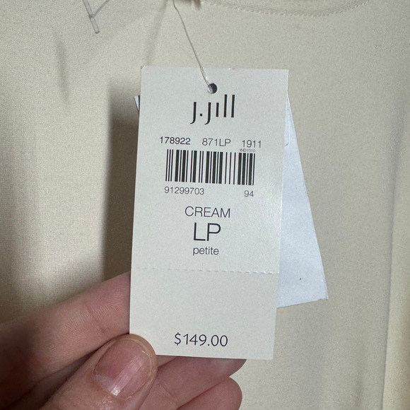 Christian Siriano For J.Jill Dress Women LP NWT Minimal Beaded Cuff Holiday - Picture 5 of 7